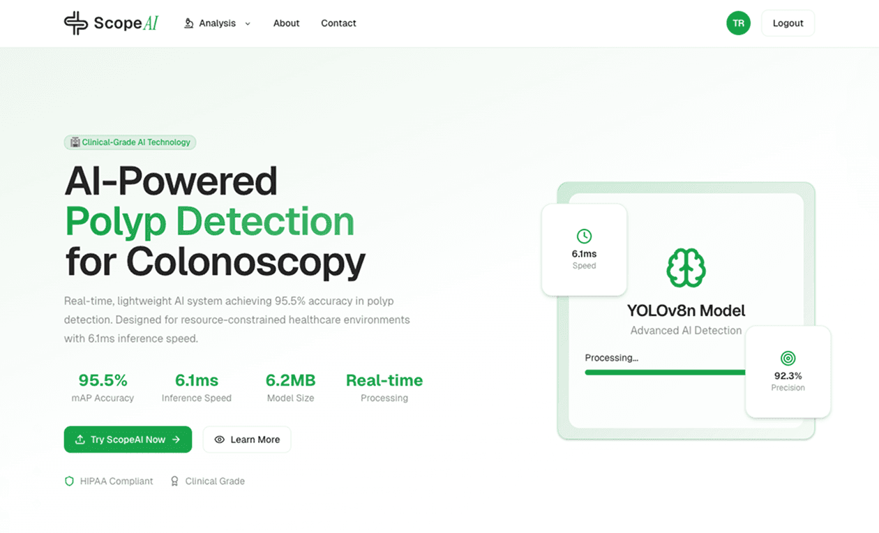 ScopeAI Home Page