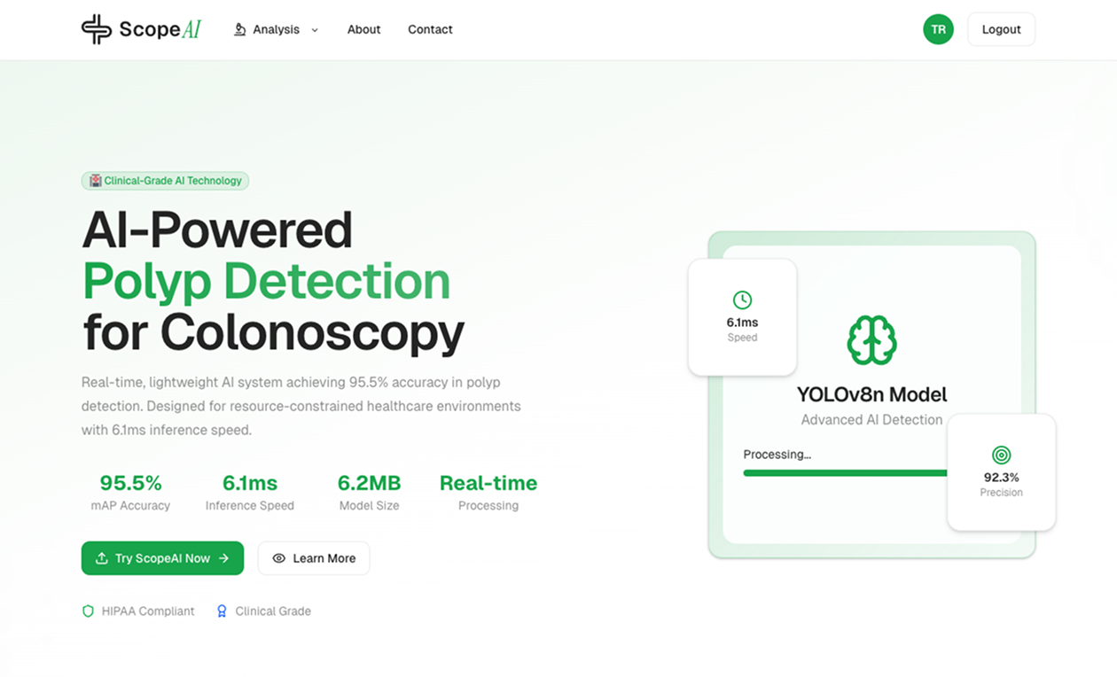 ScopeAI Home Page